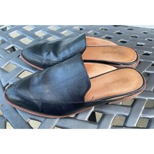 Madewell Black Leather Flats